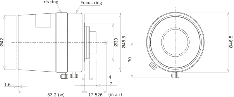 Bosch LFF8012CD35 Ultra Megapixel Lens