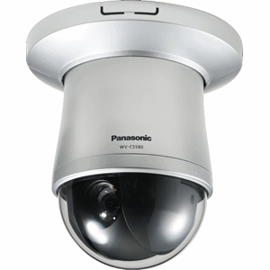 Panasonic WVCS584E High Resolution PTZ Dome Camera