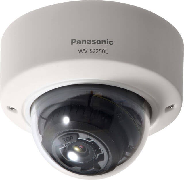 Panasonic WVS2250L 5-megapixel iA H.265 Network Dome Camera
