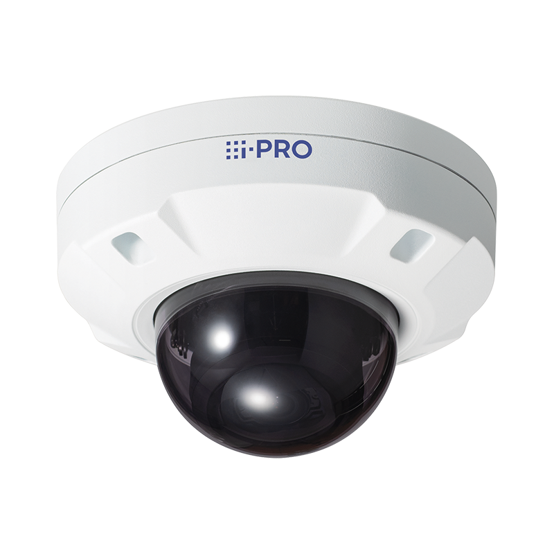 I-Pro WVS25700V2LG 4K Vandal Resistant Outdoor Dome Network Camera, Smoke Dome