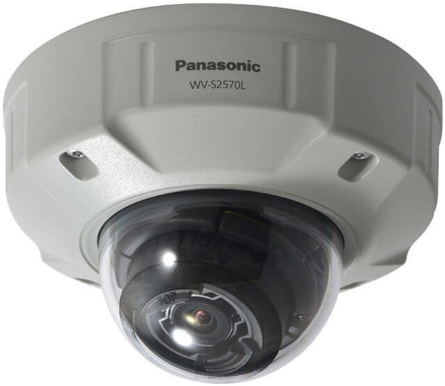 Panasonic WVS2570L 4K (3,840 x 2,160) iA H.265 Network Vandal Resistant Dome Camera