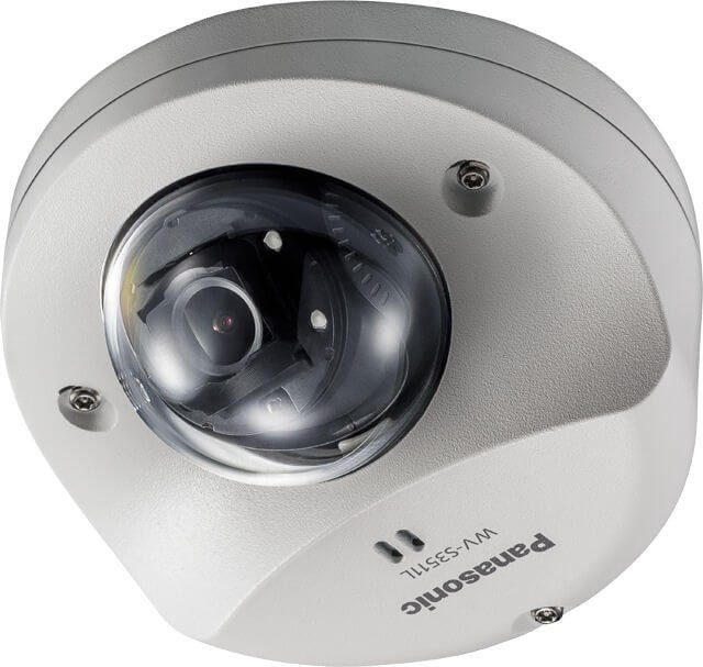 Panasonic WVS3511L iA (intelligent Auto) H.265 Compact Network Dome Camera