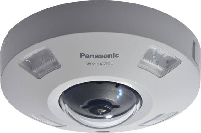 Panasonic WVS4550L iA H.265 360-degree Vandal Resistant Outdoor Dome Camera