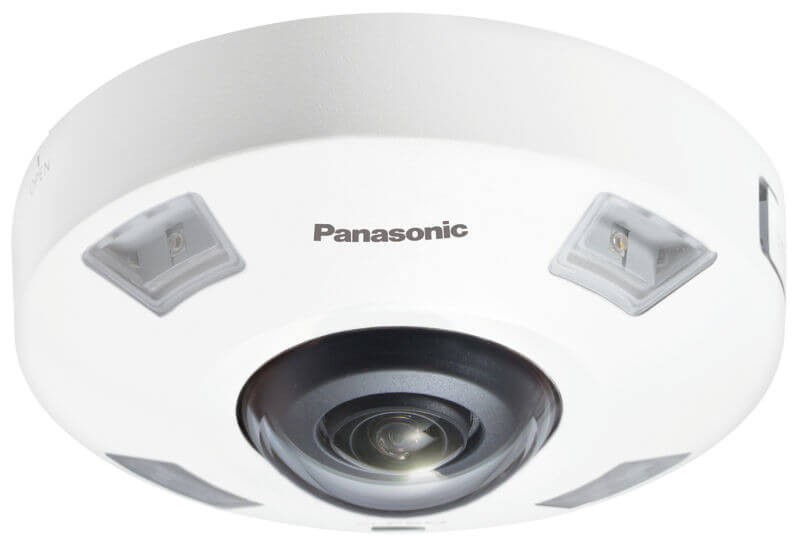 Panasonic WVS4576L 12MP Sensor IR 360 Fisheye Network Camera with AI engine