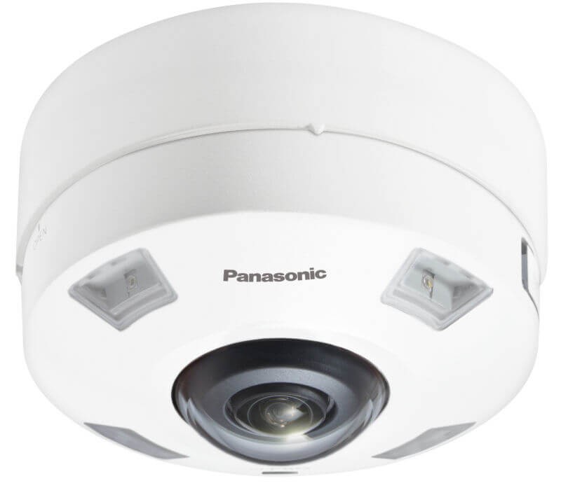 Panasonic WVS4576LM 12MP Sensor IR 360 Fisheye Network Camera with AI engine