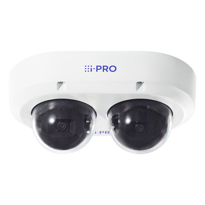 I-Pro WVS85402V2L  2 x 4MP IR Outdoor Multi-directional Network Camera with AI Engine