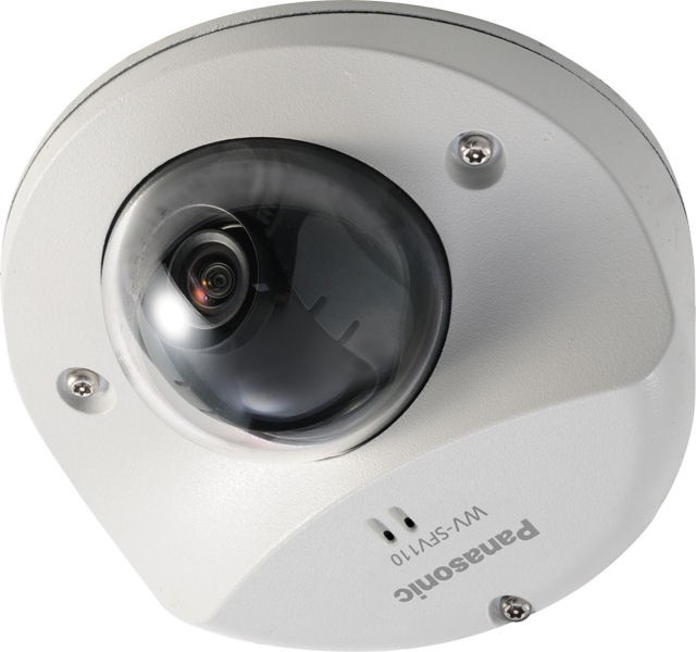 Panasonic WVSFV110 Super Dynamic HD Vandal Resistant Dome Network Camera