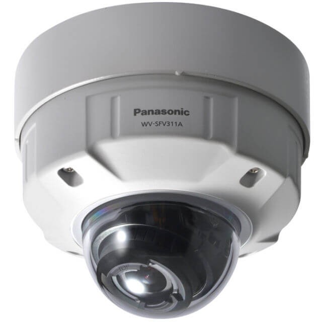 Panasonic WVSFV311A Super Dynamic HD Vandal Resistant & Waterproof Dome IP Camera