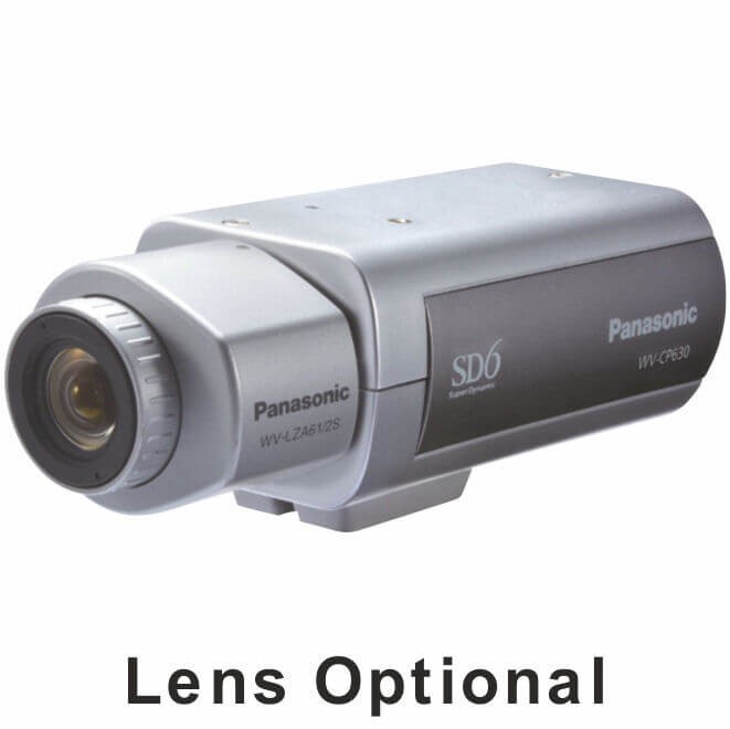 Panasonic WV-CP630/G Super Dynamic 6 Day/Night Box CCTV Camera
