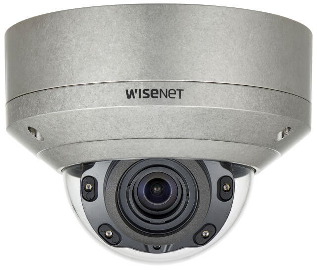 Samsung / Hanwha XNV8080RS 5M Stainless Vandal-Resistant Network IR Dome Camera