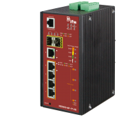 Aritech NS35534P1T2S 4-Port Gigabit PoE-bt Industrial Managed Switch