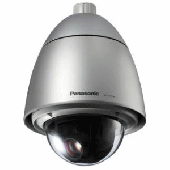 Panasonic WVSW396AE HD Outdoor PTZ Dome IP Camera with Rain Wash Coating